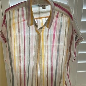 Zara Multicolor Striped Casual Shirt